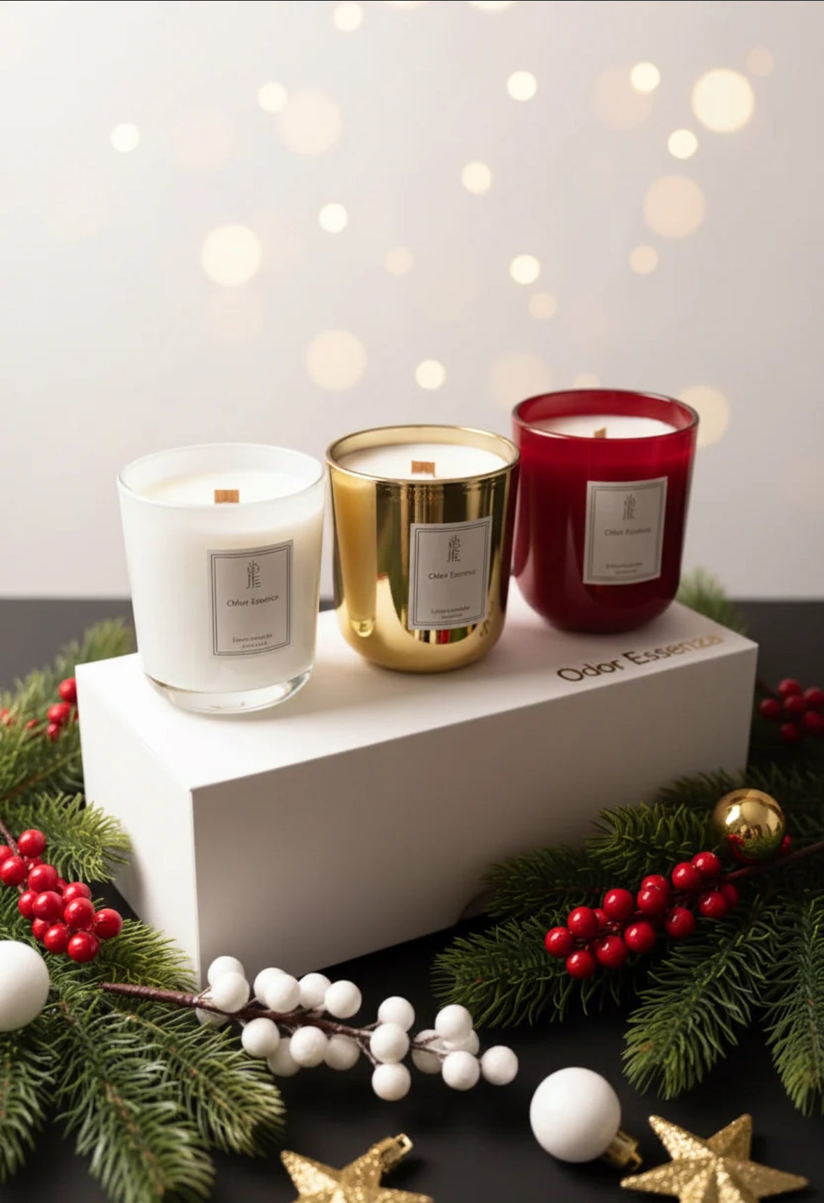 COFFRET TRIO – BOUGIES PARFUMÉES 2,5 OZ