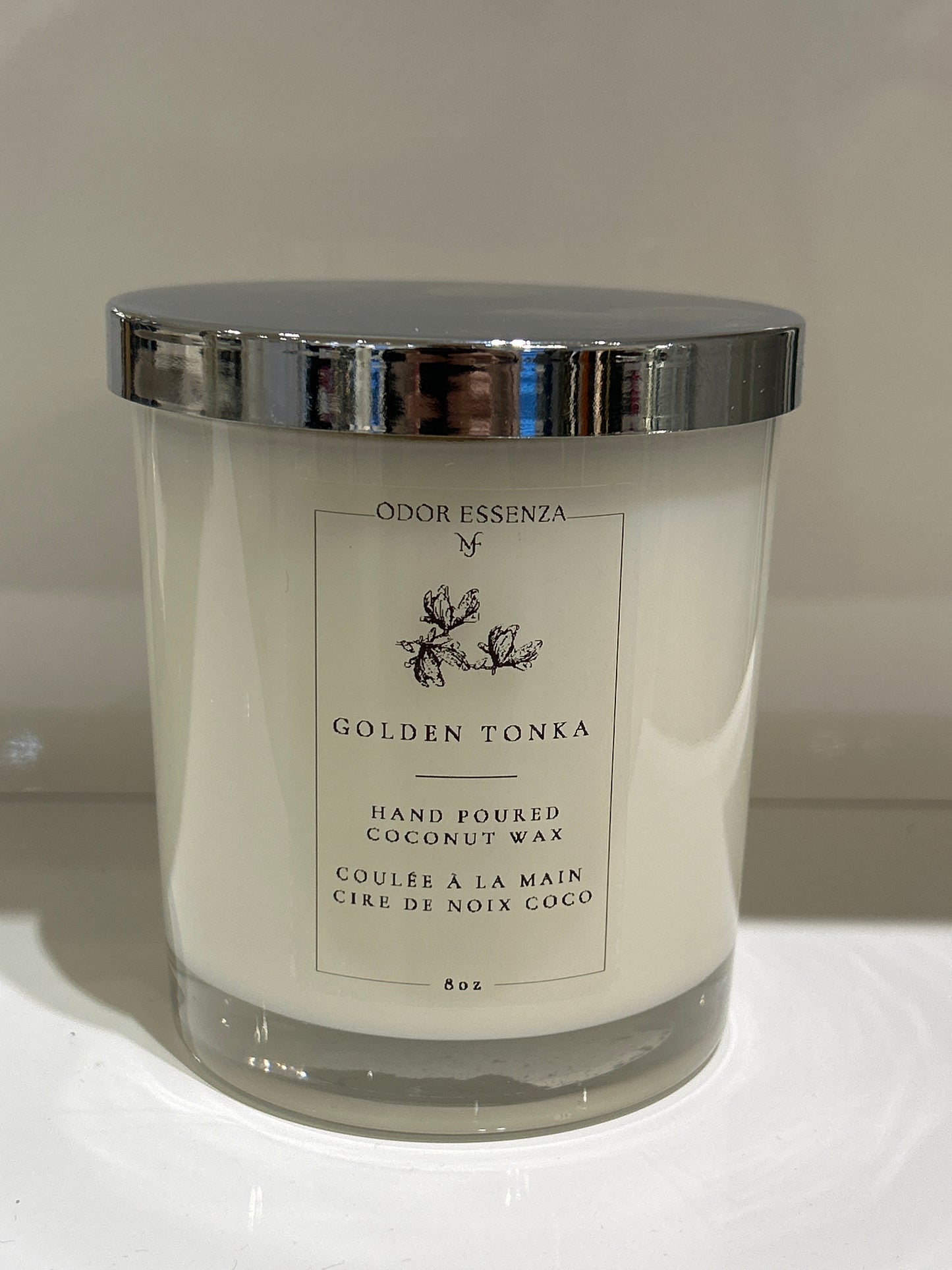 BOUGIES parfumée artisanale Tonka