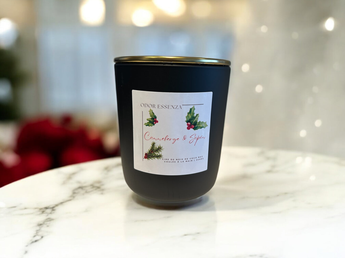 Bougie parfumée Canneberge & Sapin