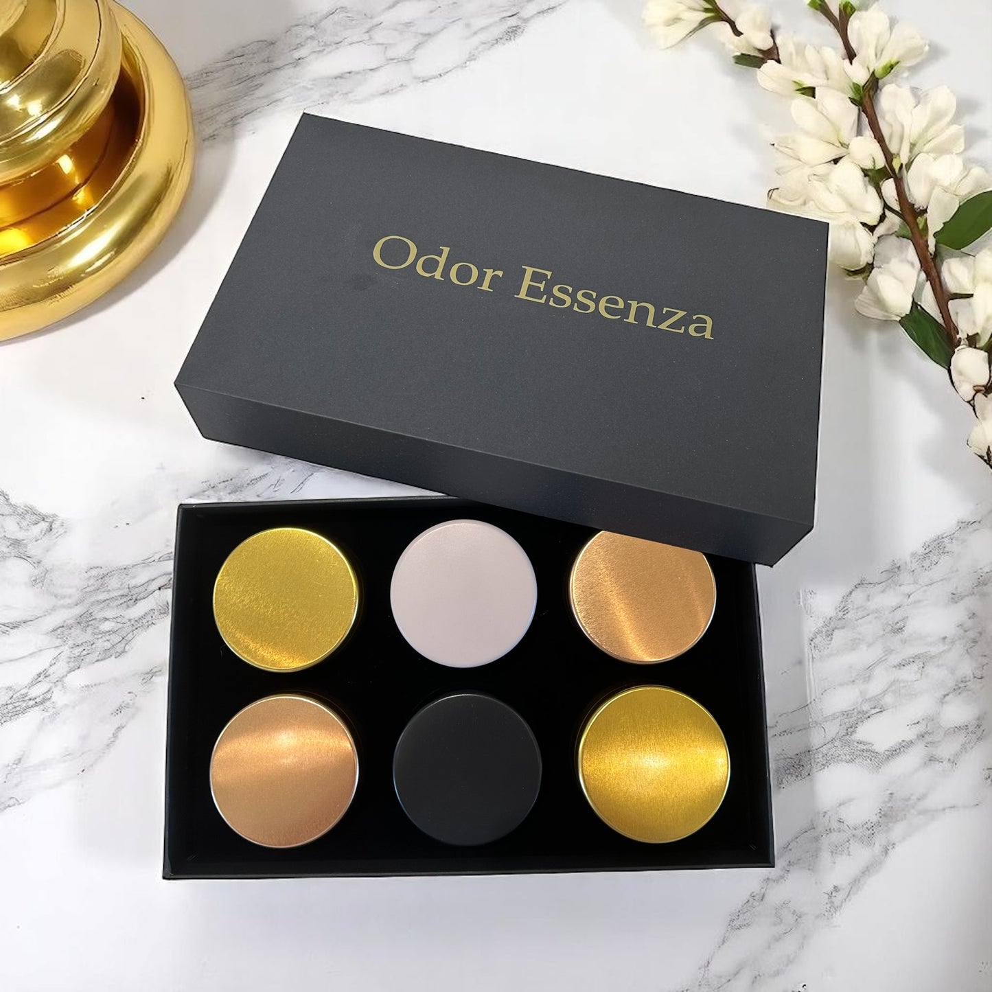 Coffret cadeaux 6 bougies 2.5 oz