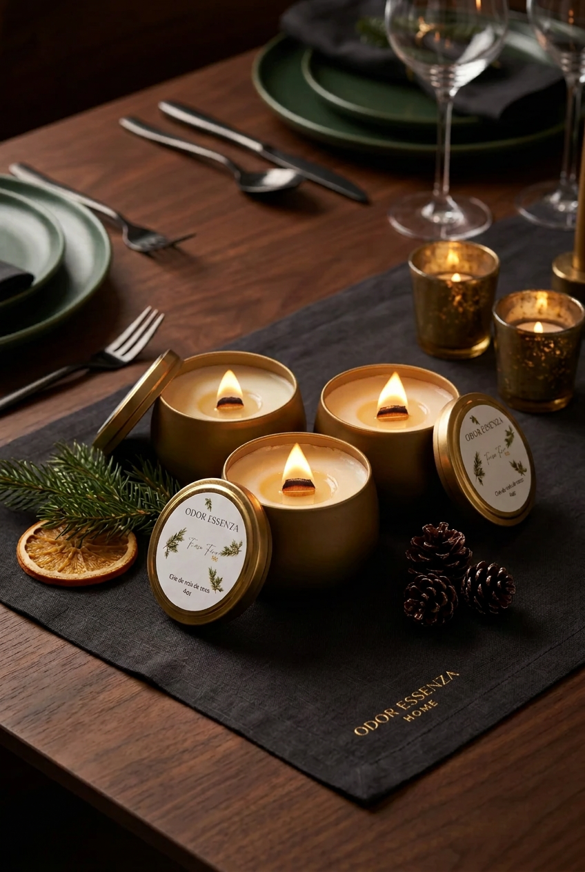Fraser Fire n5 Bougie parfumée artisanale 4oz