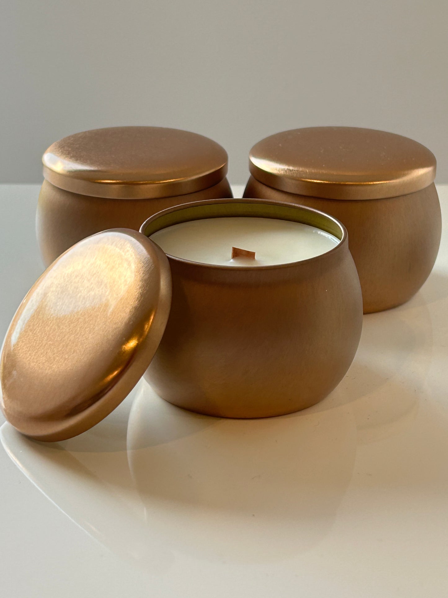 Set de bougies en boîte de 4 oz