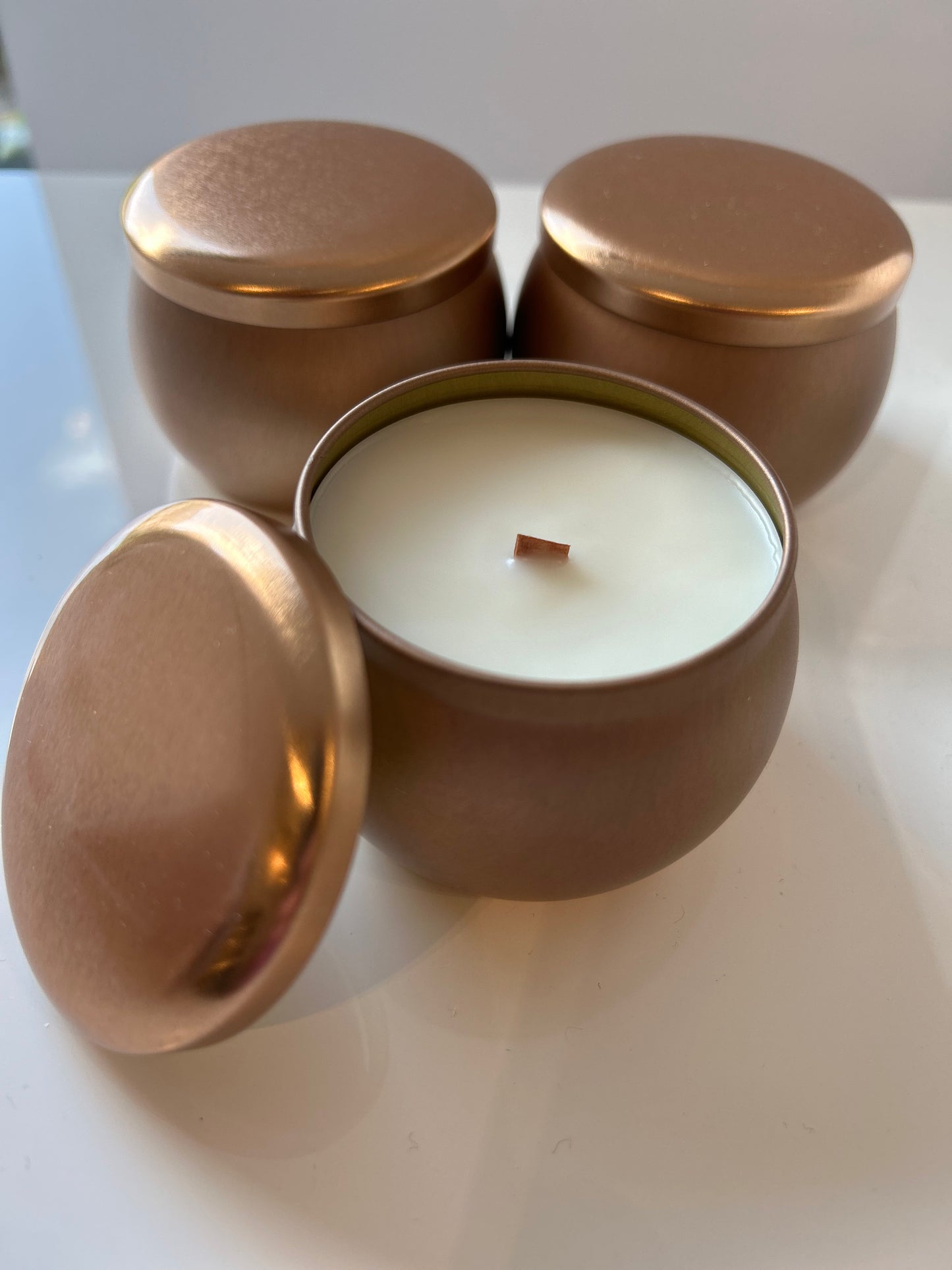 Fleur De Mer Bougie parfumée artisanale 4oz