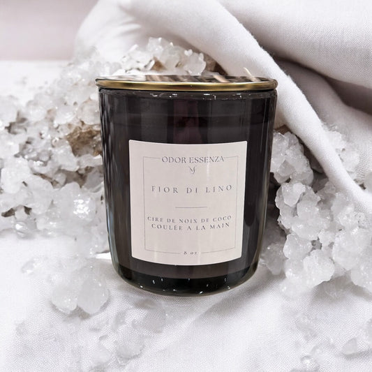 BOUGIES parfumée artisanale  Fior di Lino
