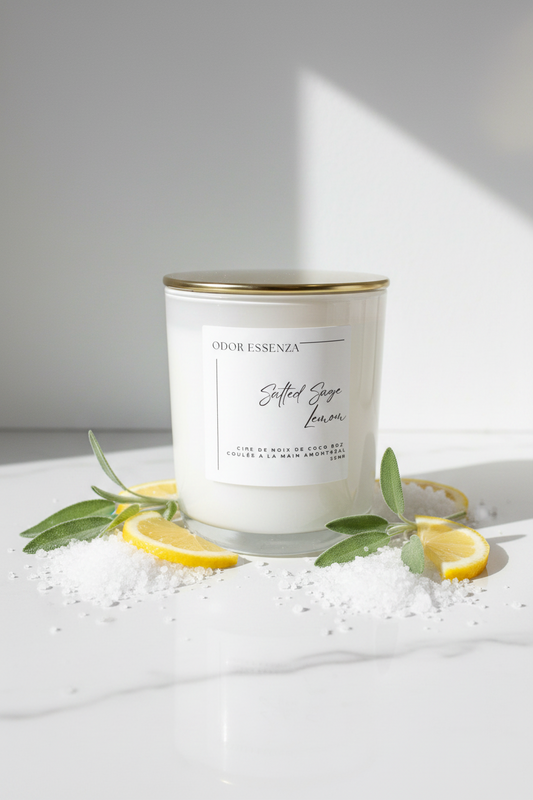 Salted Sage Lemon Bougie parfumée