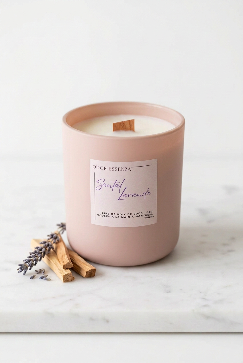 Santal & Lavande Bougie Parfumée 16 oz