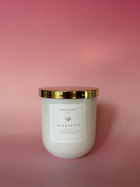 Bougies parfumée non toxic , cire de noix de coco ,
non toxic candle . Coconut wax 