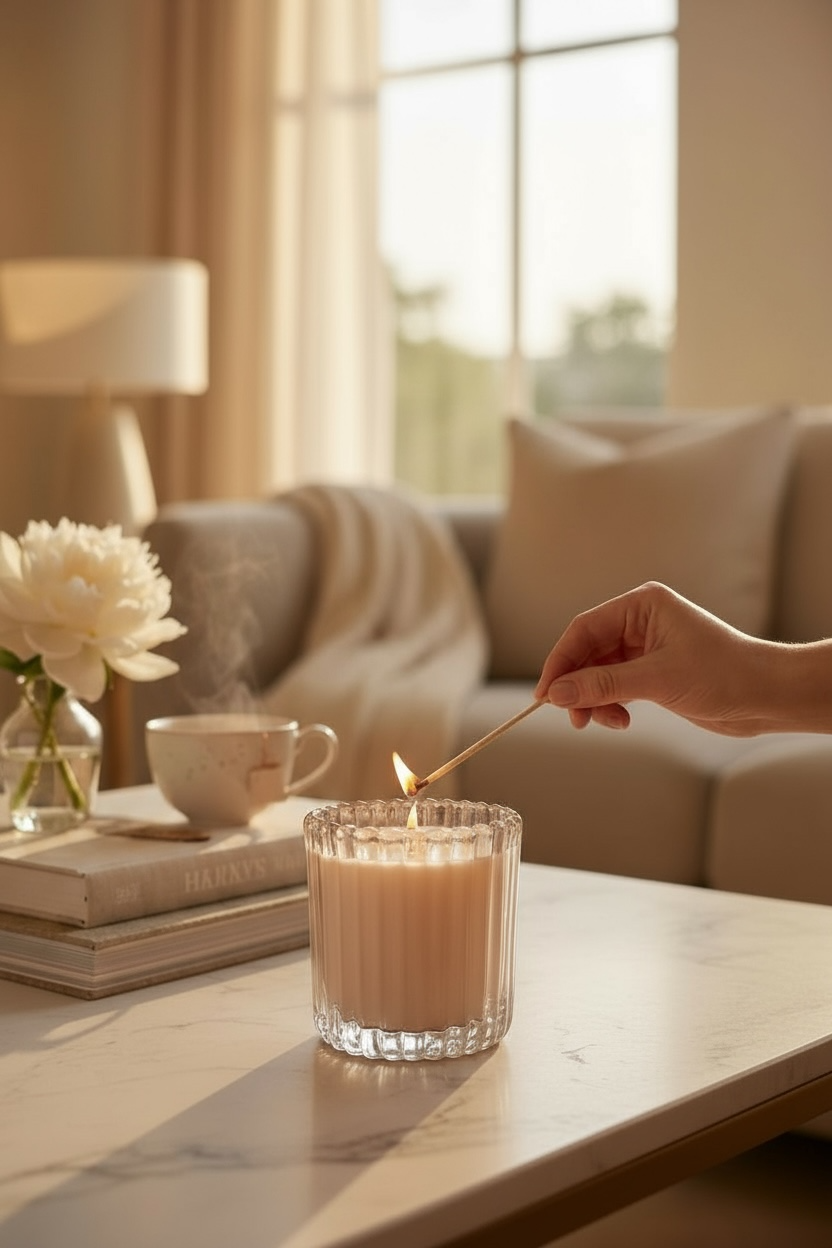 Blossom Water , Bougie Parfumée