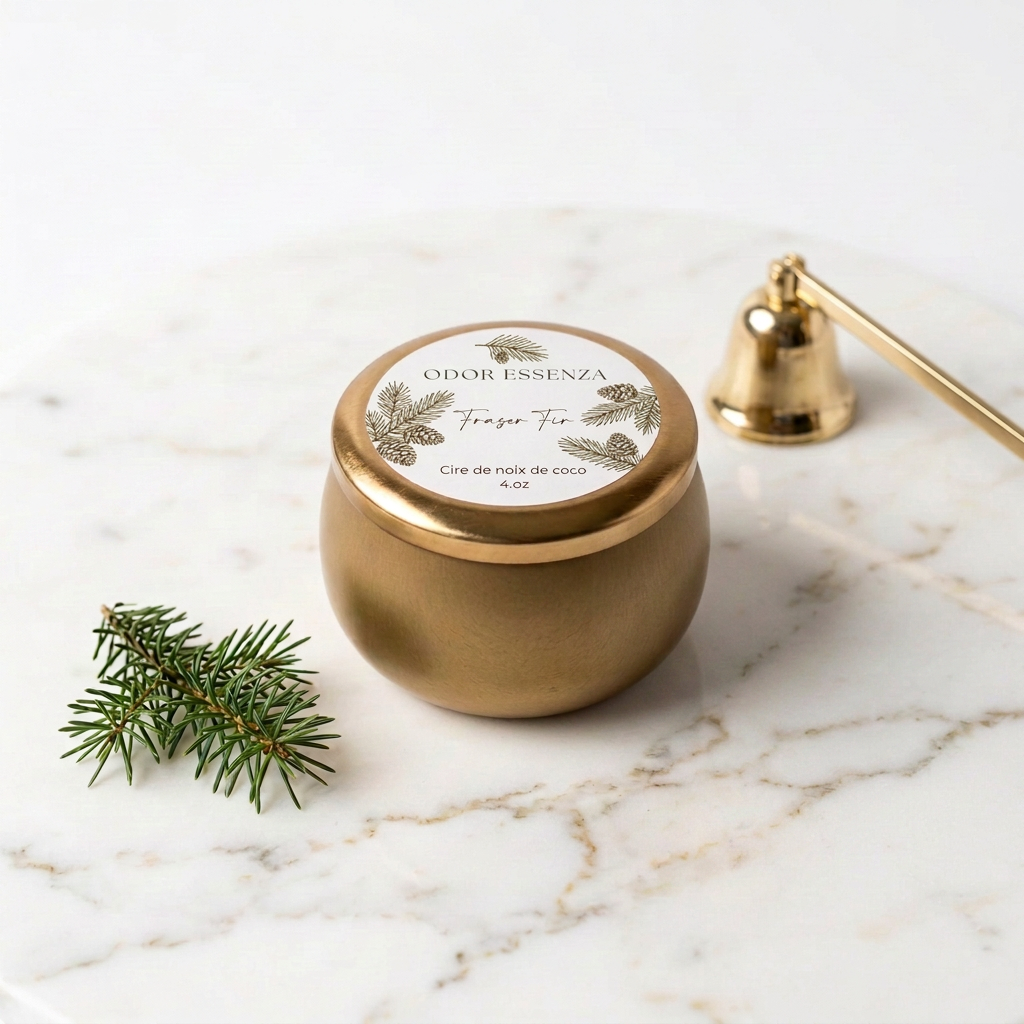 Fraser Fire n5 Bougie parfumée artisanale 4oz