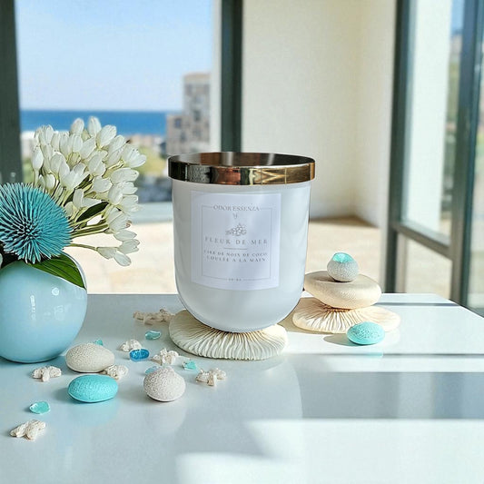 Fleur De Mer  BOUGIES parfumée artisanale 10oz
