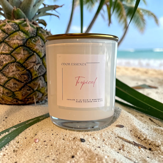 Bougie Parfumée ,Tropical