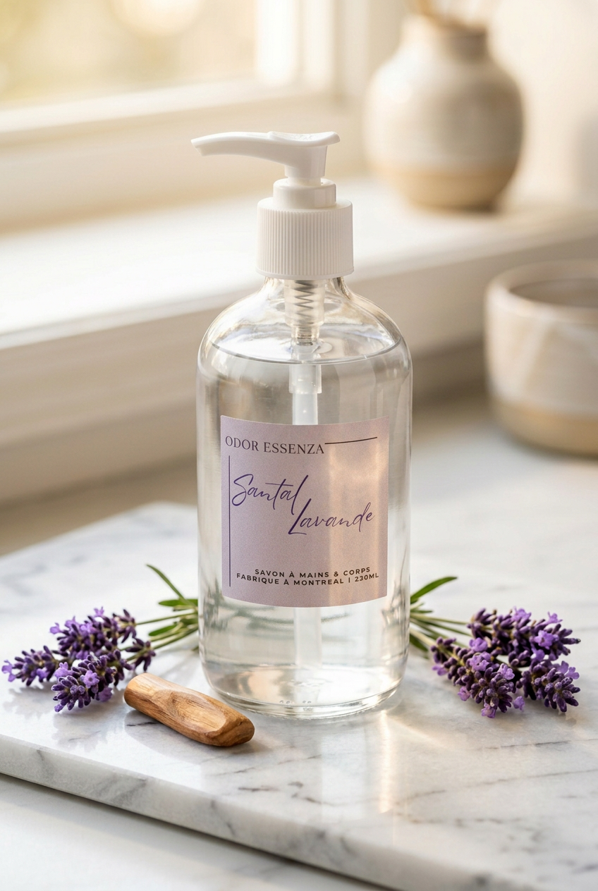 Savon  à Mains et Corps Santal & Lavande
