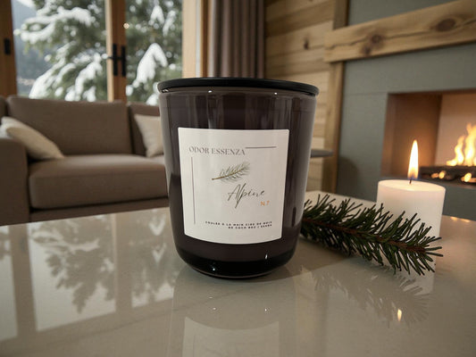 Bougie parfumée artisanale  Alpine N°7